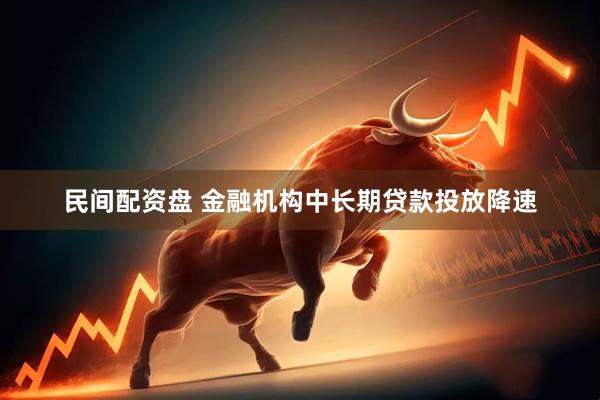 民间配资盘 金融机构中长期贷款投放降速
