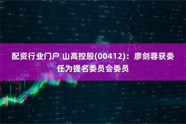 配资行业门户 山高控股(00412)：廖剑蓉获委任为提名委员会委员